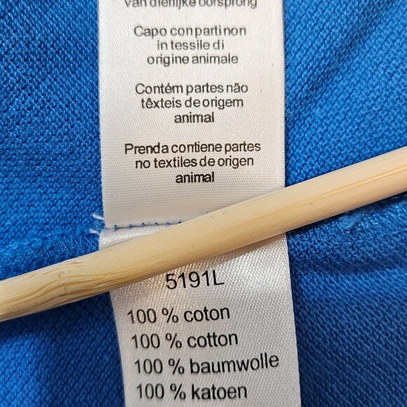 Lacoste Men's Polo Shirt Blue Size 6 (XL) Short Sleeve Collared - Picture 11 of 13